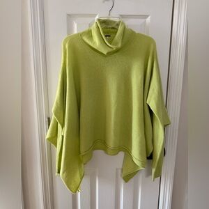Free People Lime Green Cashmere Sweater S ‘Crush on you’